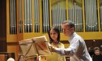 Peter Fender rehearsing Rachmaninov's Vocalise with Honey Rouhani.